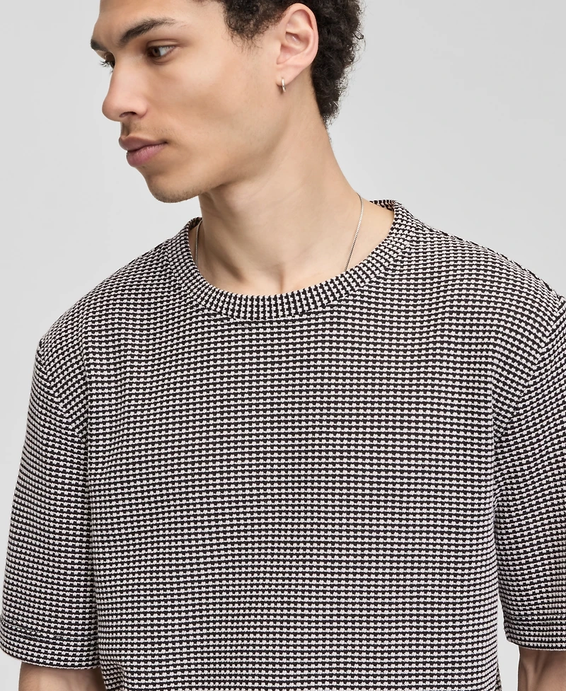 Mode of One Men's Printed Relaxed Round-Neck T-Shirt, Macy's Exclusive