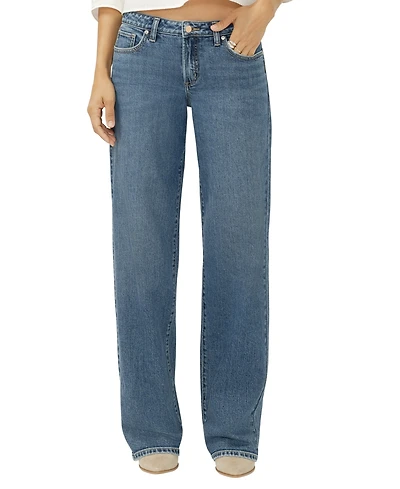 Silver Jeans Co. Women's Loose & Low Rise Straight Leg