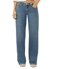 Silver Jeans Co. Women's Loose & Low Rise Straight Leg