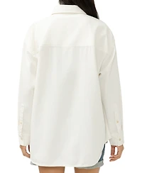 Silver Jeans Co. Women's Relaxed Button-Up Shirt