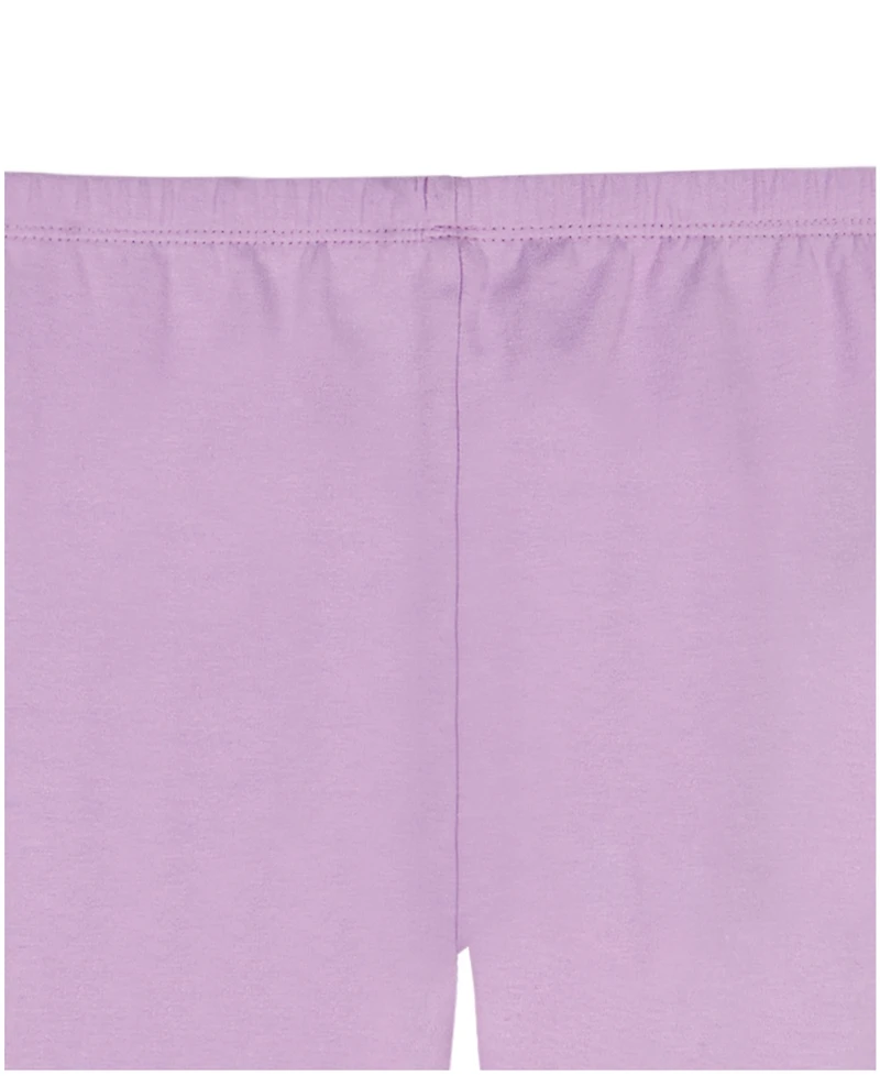 Kids Headquarters Girls' 2T-6X Plaid Ruffled Tunic and Capri Leggings, 2-Piece Set