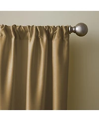 Elrene Home Fashions Versailles Faux Silk Blackout Window Curtain