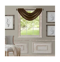 Elrene Home Fashions All Seasons Waterfall Window Valance