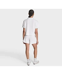 Converse Women's Cropped Waffle Polo