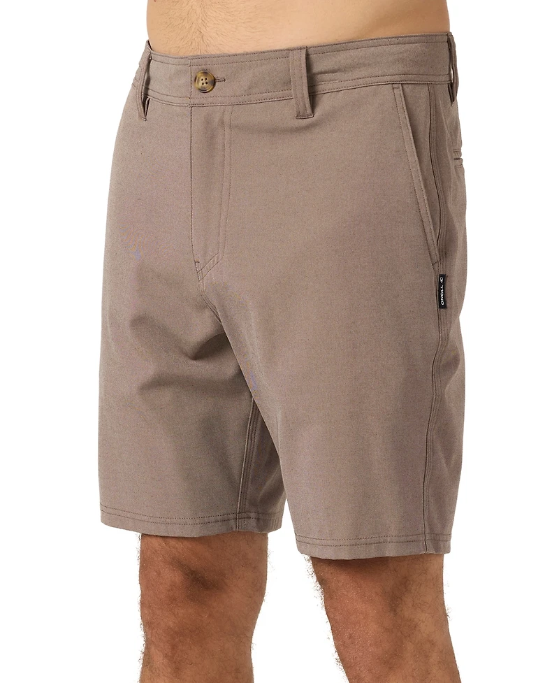 O'Neill Men's Fixed Waist Regular-Fit Hybrid Shorts