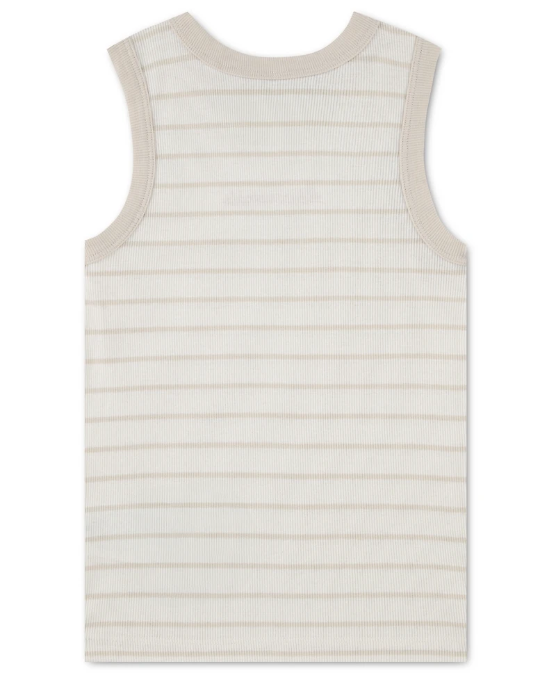 abercrombie kids Girls' Essential High-Neck Tank Top