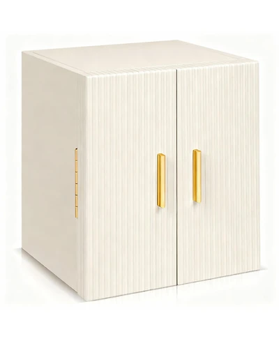 Yigii 4-Tier Jewelry Box with Mirror & Drawers - Stylish Organizer for Women