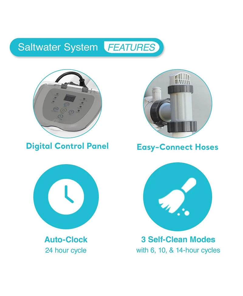 Intex Krystal Clear Saltwater System for 7000 Gallon Above Ground Swimming Pool