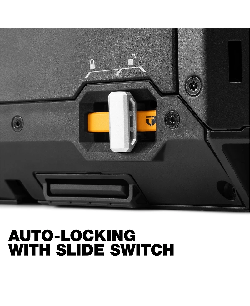 ToughBuilt StackTech 1-Drawer Tool Box, Durable Plastic Storage Organizer, Black