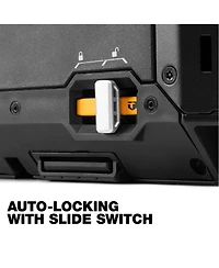 ToughBuilt StackTech 1-Drawer Tool Box, Durable Plastic Storage Organizer, Black