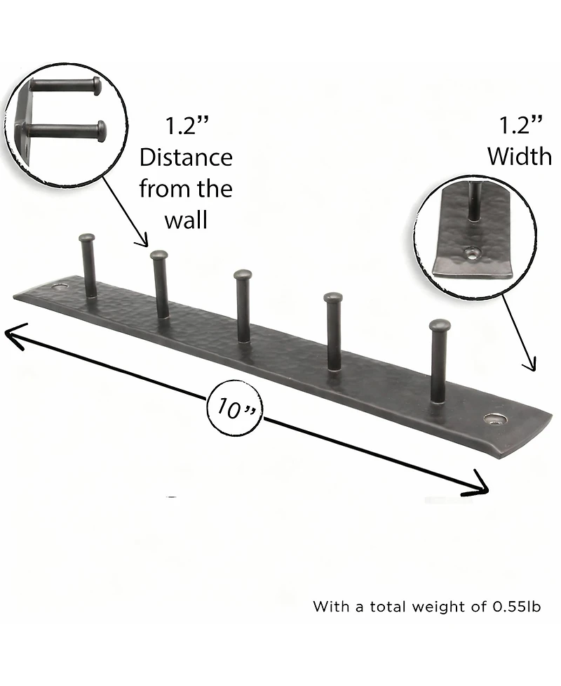 Yigii Rustic Wall Key & Accessory Holder