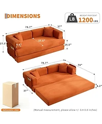 gaomon Convertible Couch