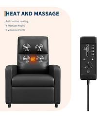 gaomon Power Recliner Chair with Massage and Heat with Massage Function with Lumbar Support, Adjustable Push Back