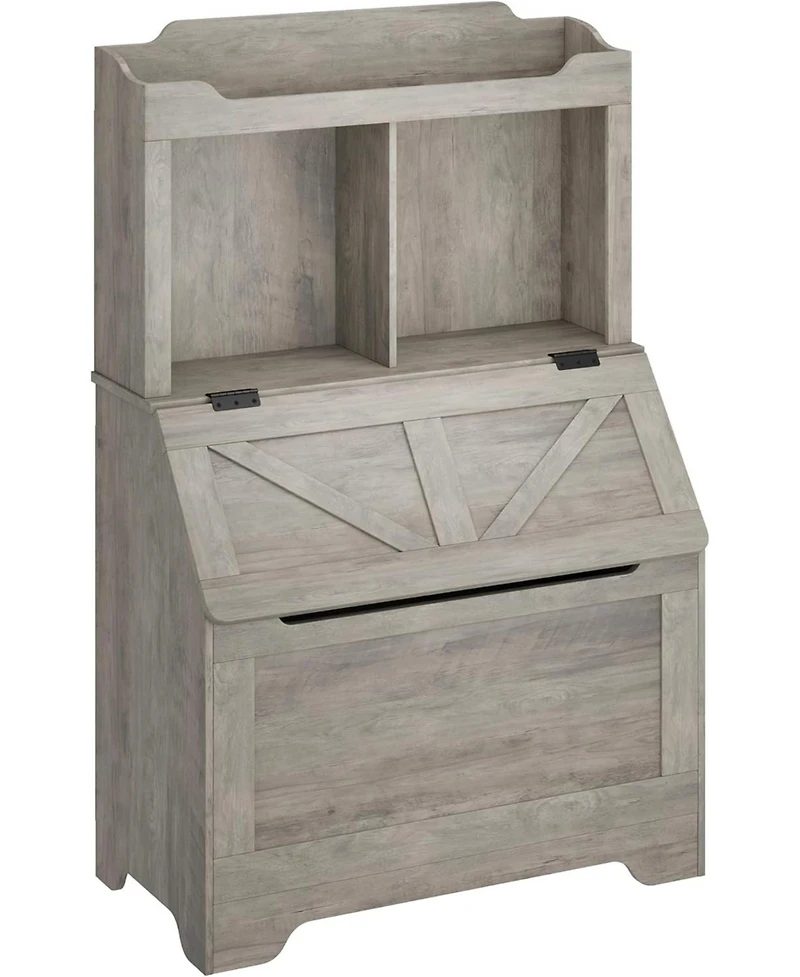 gaomon Wooden 3 Tier Kids Toy Storage Organizer and Bookcase