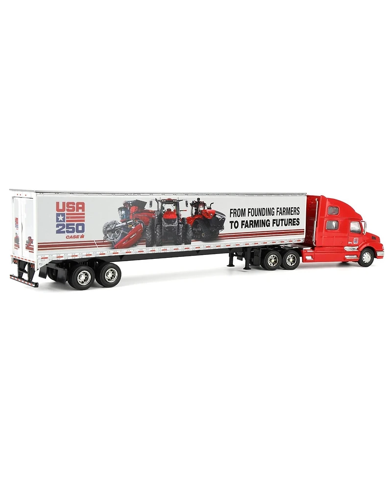 Spec Cast 1/64 Volvo 770 Semi Truck with Box Trailer, Case Ih Usa "Commemorating 250 Years"