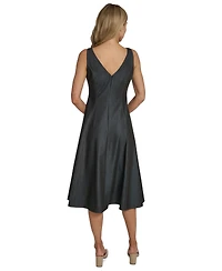Calvin Klein Women's Denim Fit and Flare Dress
