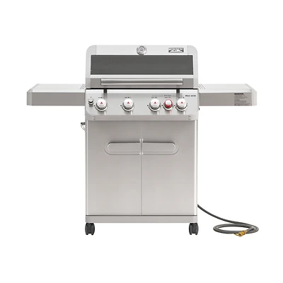 Monument Grills Mesa 415BZNG Stainless Natural Gas Grill with Broil-Zone and Glass Clearview