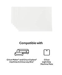 Cricut 8.5" x 11" White Printable Vinyl Sheets 25 Count