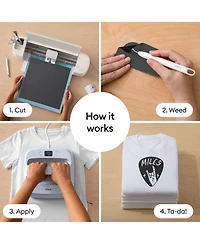 Cricut Glitter Value Iron-on Heat Transfer Vinyl - 10 x 8 ft