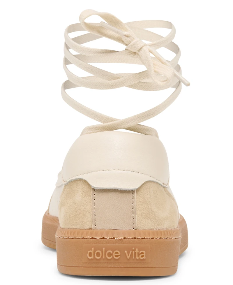 Dolce Vita Women's Nyomie Lace-Up Ankle-Wrap Sneakers