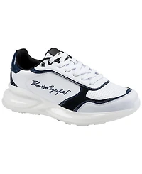 Karl Lagerfeld Men's Side Logo Embroidered Runner Gaetan Sneakers