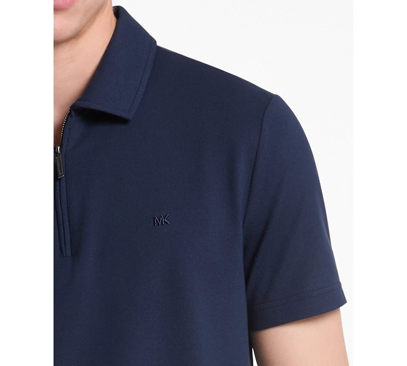 Michael Kors Men's Quarter-Zip Polo Shirt