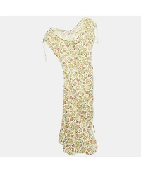 Pre-Owned Moschino Women's Cheap And Chic Floral Print Cotton Short Dress