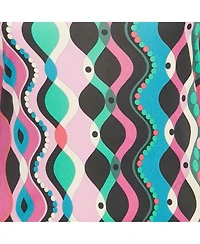 Pre-Owned Emilio Pucci Women's Printed Jersey Lace Detail Mini Dress