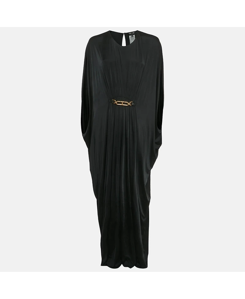 Pre-Owned Tom Ford Women's Jersey Belted Kaftan Maxi Dress