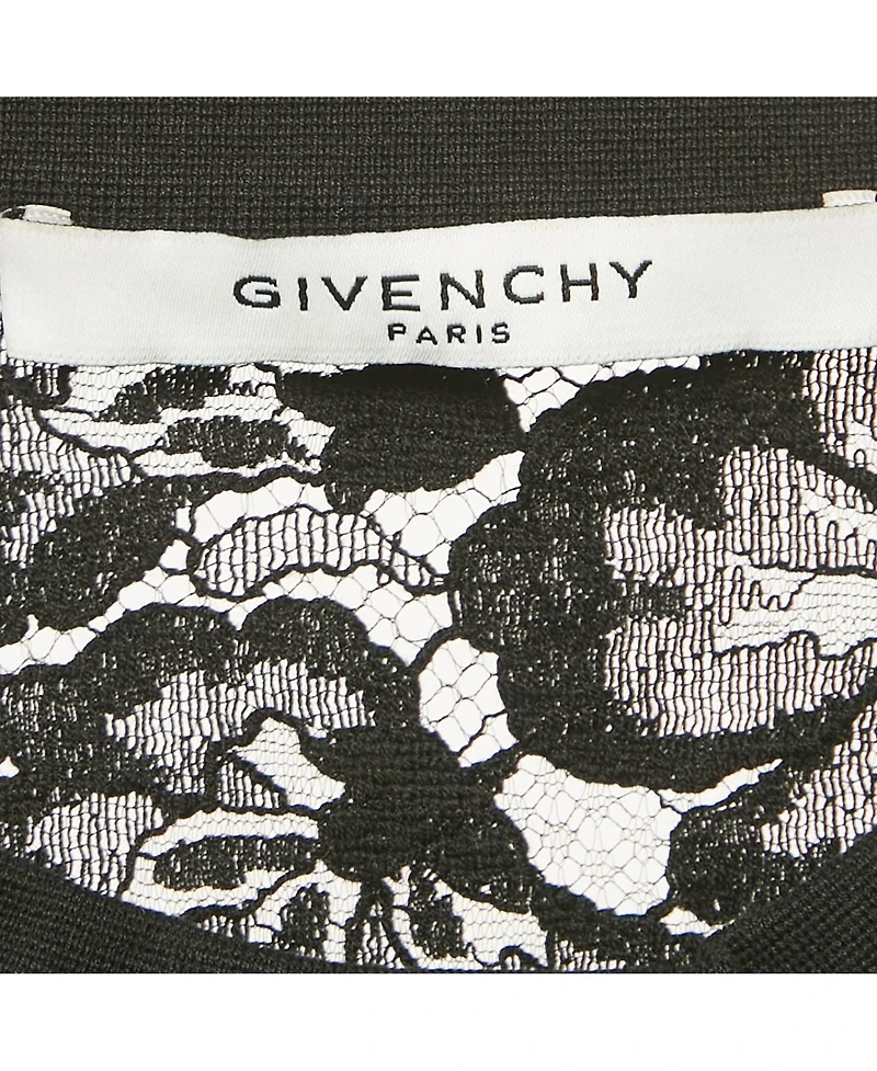 Pre-Owned Givenchy Women's Sheer Lace Jersey T-Shirt