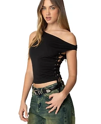 Edikted Women's Angi Asymmetric Top