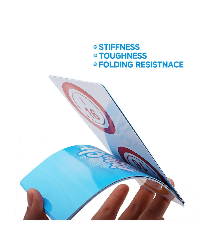 Gse Games & Sports Expert Jumbo Bingo Calling Cards, Plastic Coated Bingo Playing Deck of Cards