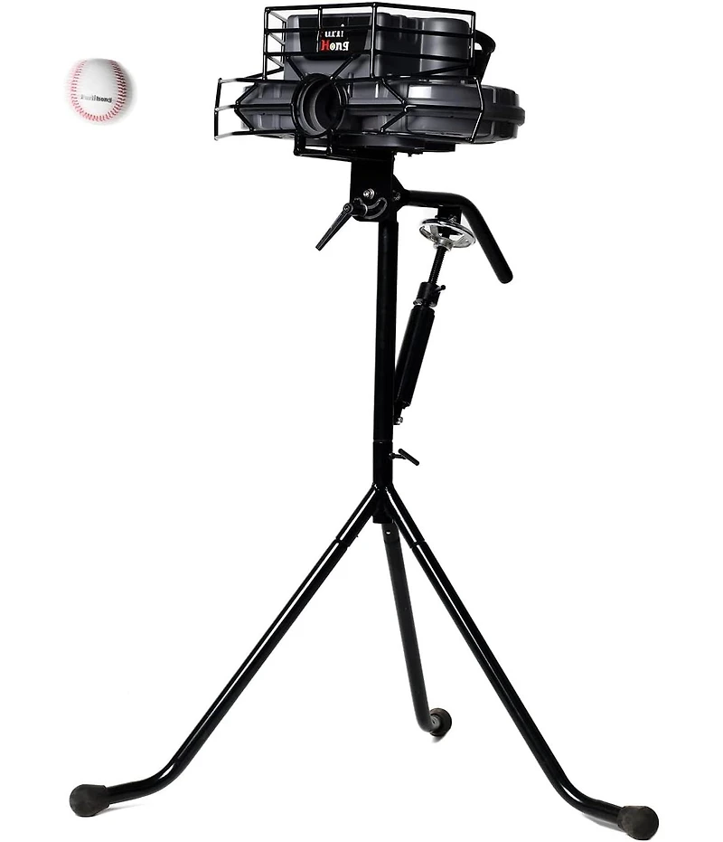 Furlihong High Speed Dual Wheel Baseball Pitching Machine with 30 to 95 Mph Adjustable Speed,Multi Pitch Capability with Tripod Base Training Balls