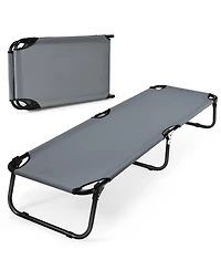 Mecale Outdoor Folding Camping Bed Cot for Sleeping, Hiking, Travel, Portable