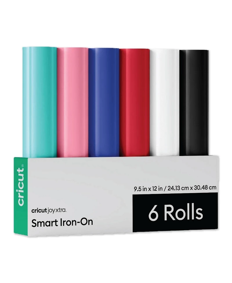 Cricut Joy Xtra Smart Iron-On Matless Heat Transfer Vinyl, Twilight Sampler - 9.5 in x 12 in (6 ct)