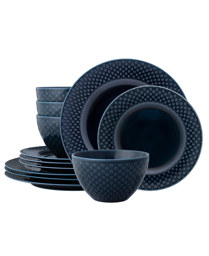 Noritake Kikko 12-Pc. Dinnerware Set, Service for 4