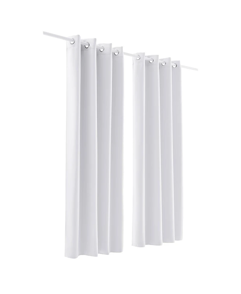 Laoties Thermal Insulated Room Darkening Grommet Curtain Panel Pair