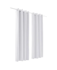 Laoties Thermal Insulated Room Darkening Grommet Curtain Panel Pair