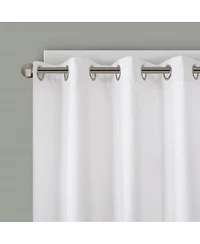 Laoties Printed Floral Blackout Curtain Panel, 50" W x 84" H, Grommet Top, Single Window Panel