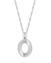 Macy's Diamond Pendant Necklace (1/3 ct. t.w.) in Sterling Silver White Rhodium
