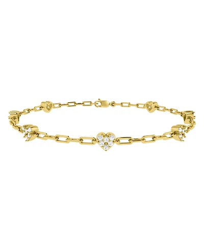 Macy's Diamond Bracelet (1/2 ct. t.w.) in 10k Yellow Gold