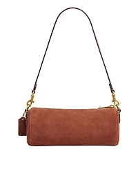 Coach Suede Small Barrel Bag