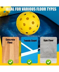 Magicorange 20 Pack Outdoor Pickleball Balls with Carrying Bag