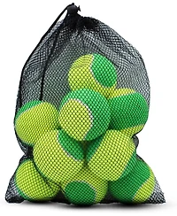Magicorange Pack of 20 Low Compression Stage Tennis Balls for Beginners and Youth Training 75 Percent Lower Pressure Practice Balls with Mesh Bag
