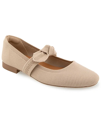Kensie Women's Ezir Knit Mary Jane Flat