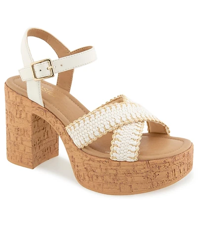 Kensie Women's Sanya Platform Sandal