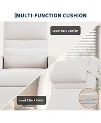 gaomon Power Recliner Chair for Adults, Adjustable Electric Recliner Ergonomic Overstuffed Single Sofa