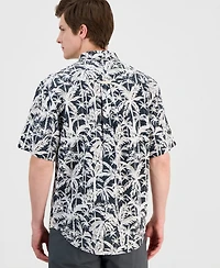 Tommy Bahama Men's Nova Wave Nero Palms Printed Shirt