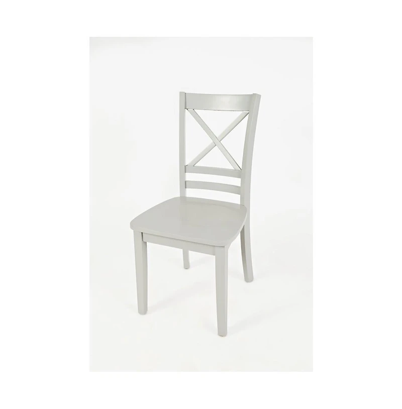 Jofran Simplicity Solid Wood Classic Cross-Back Dining Chair (Set of 2