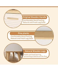 Boyel Living Shoes Storage Cabinet for Entryway Slim Freestanding Shoe Organizer